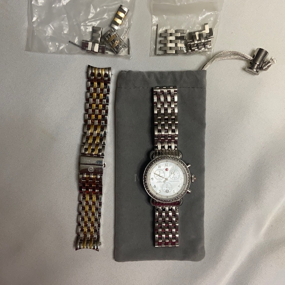 Michele CSX dial with 2 bracelets